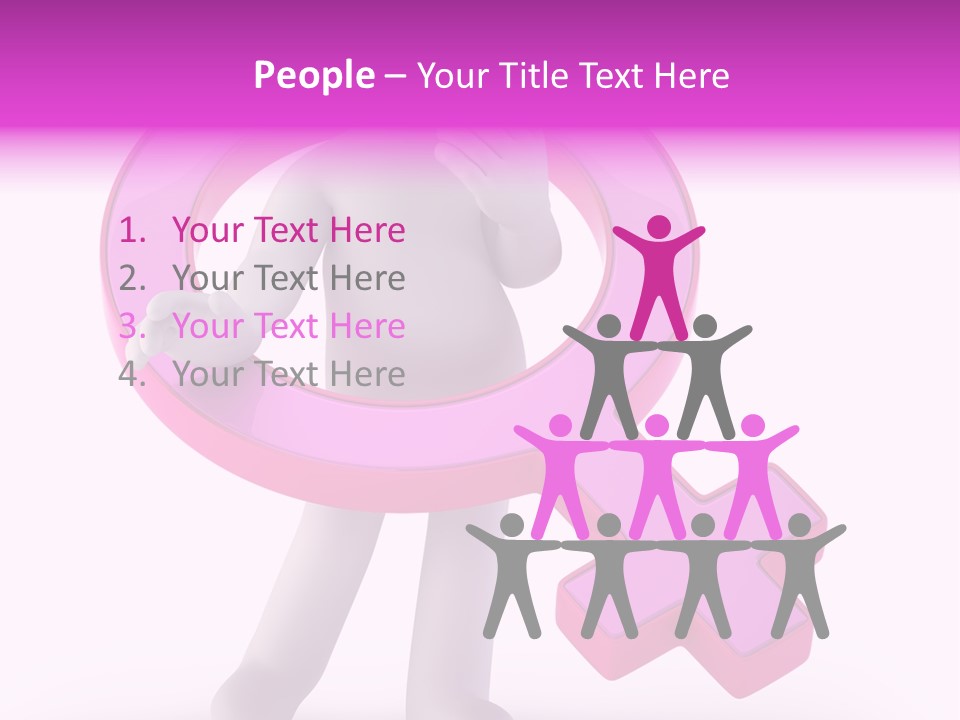 Plus Mother Character PowerPoint Template