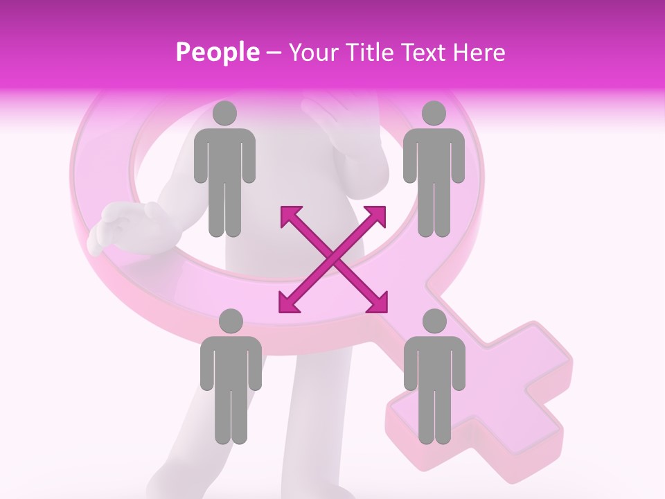 Plus Mother Character PowerPoint Template