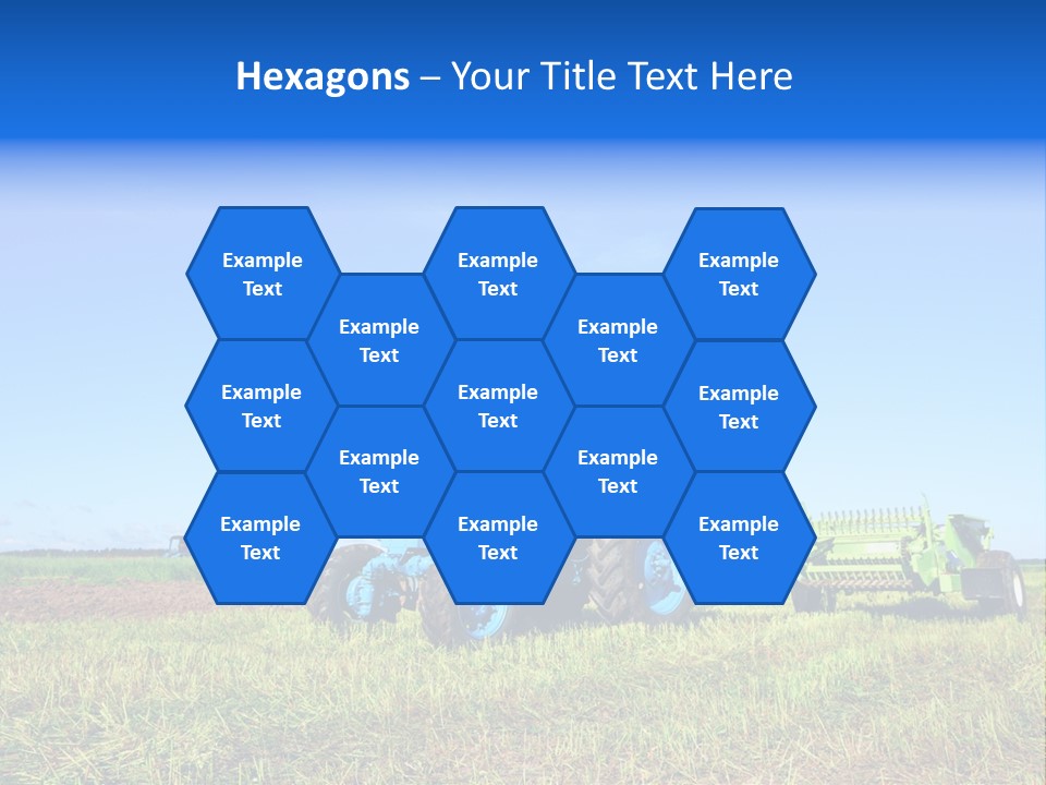 Wheel Rural Corn PowerPoint Template