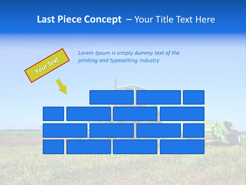 Wheel Rural Corn PowerPoint Template