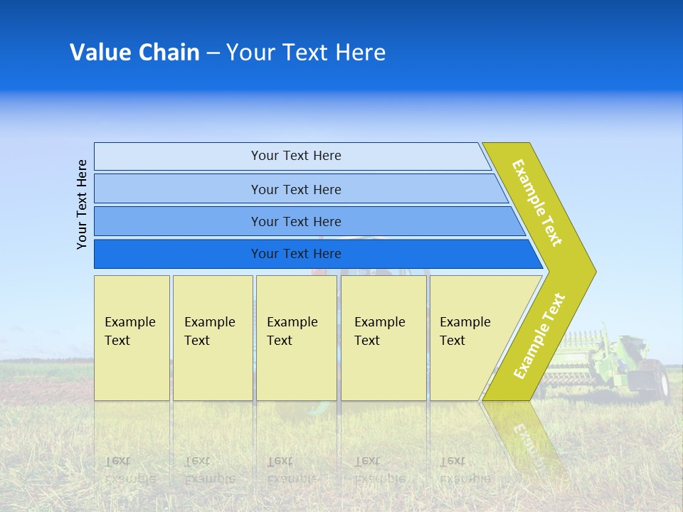 Wheel Rural Corn PowerPoint Template