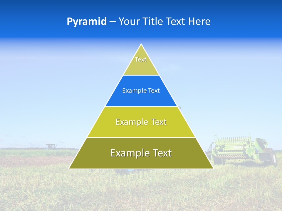 Wheel Rural Corn PowerPoint Template