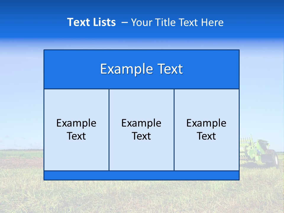 Wheel Rural Corn PowerPoint Template
