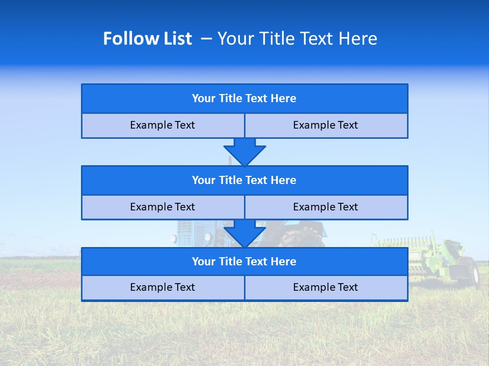 Wheel Rural Corn PowerPoint Template