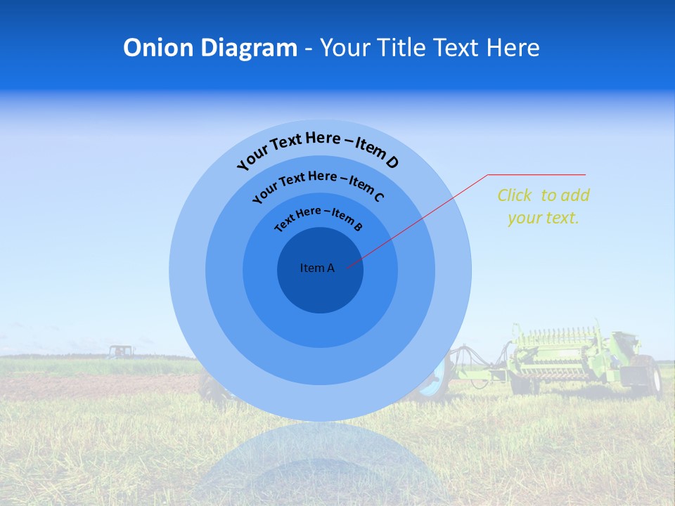 Wheel Rural Corn PowerPoint Template