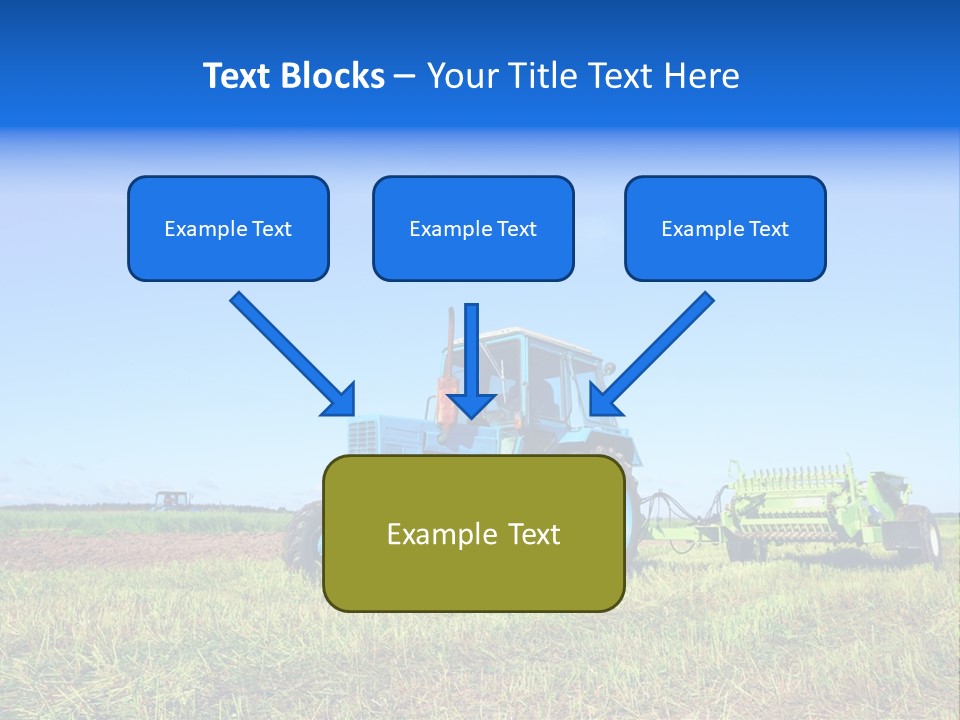 Wheel Rural Corn PowerPoint Template