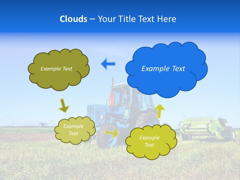 Wheel Rural Corn PowerPoint Template