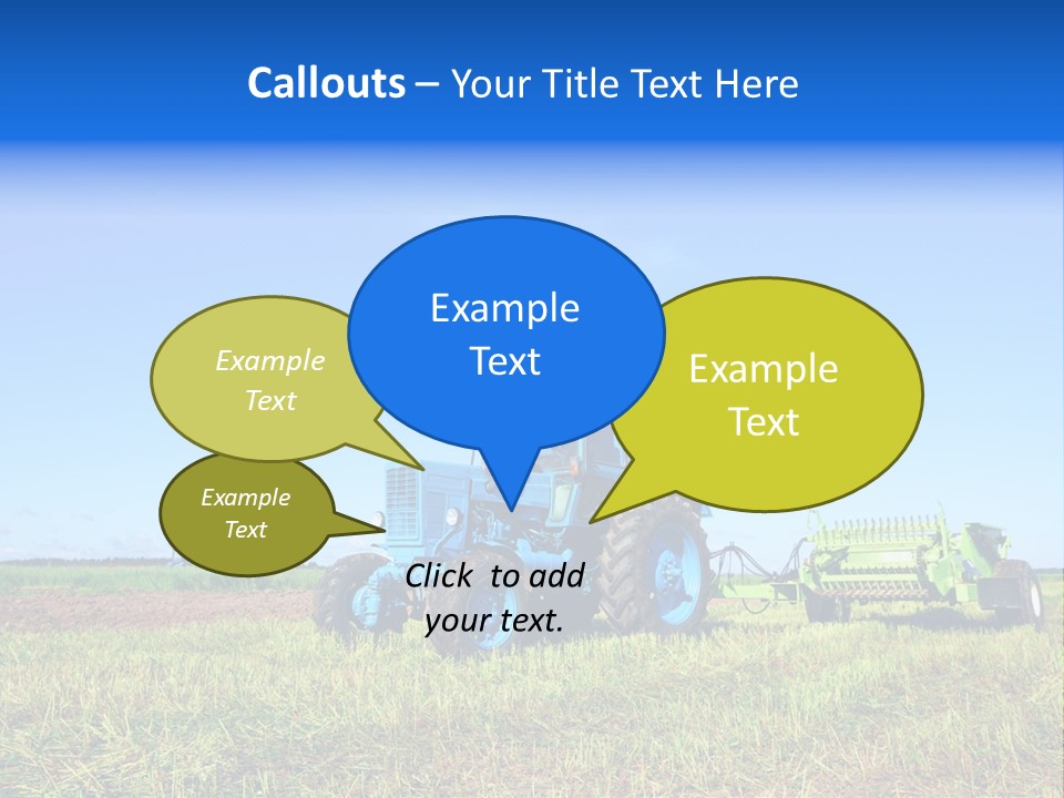 Wheel Rural Corn PowerPoint Template