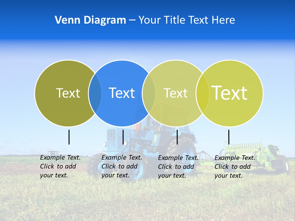 Wheel Rural Corn PowerPoint Template