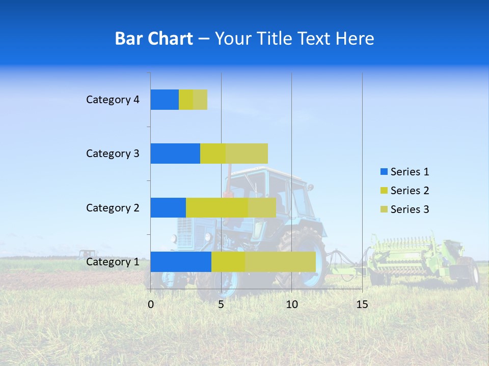 Wheel Rural Corn PowerPoint Template