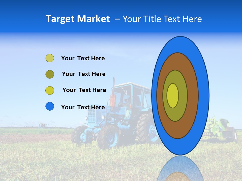 Wheel Rural Corn PowerPoint Template