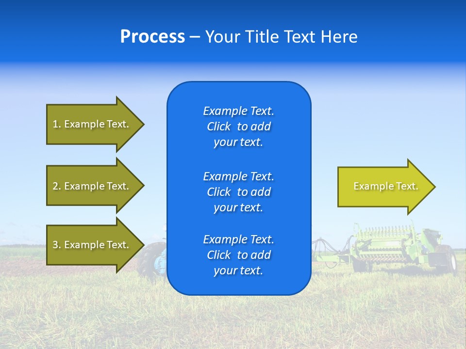 Wheel Rural Corn PowerPoint Template