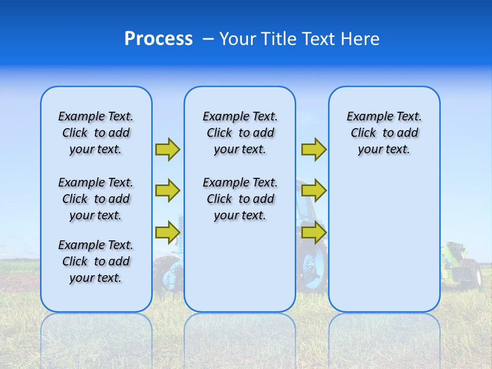 Wheel Rural Corn PowerPoint Template
