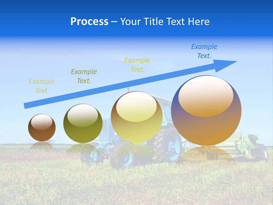 Wheel Rural Corn PowerPoint Template