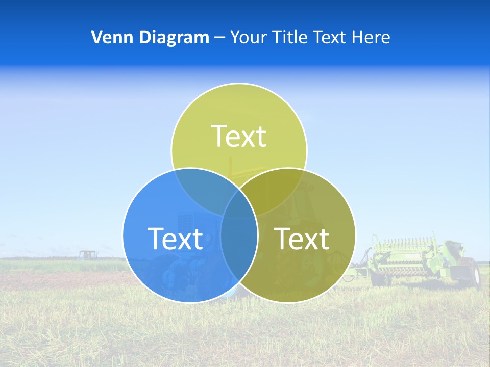 Wheel Rural Corn PowerPoint Template