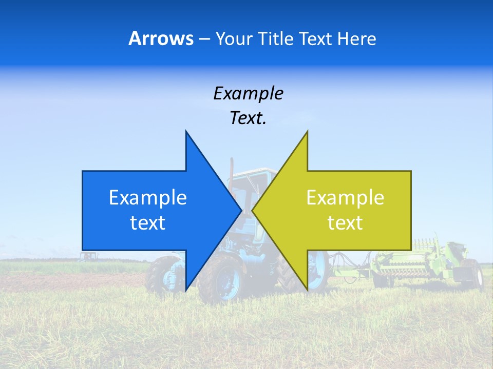 Wheel Rural Corn PowerPoint Template