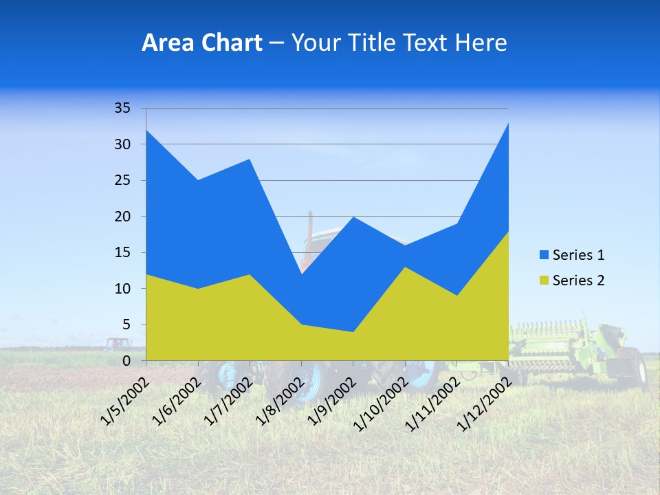 Wheel Rural Corn PowerPoint Template