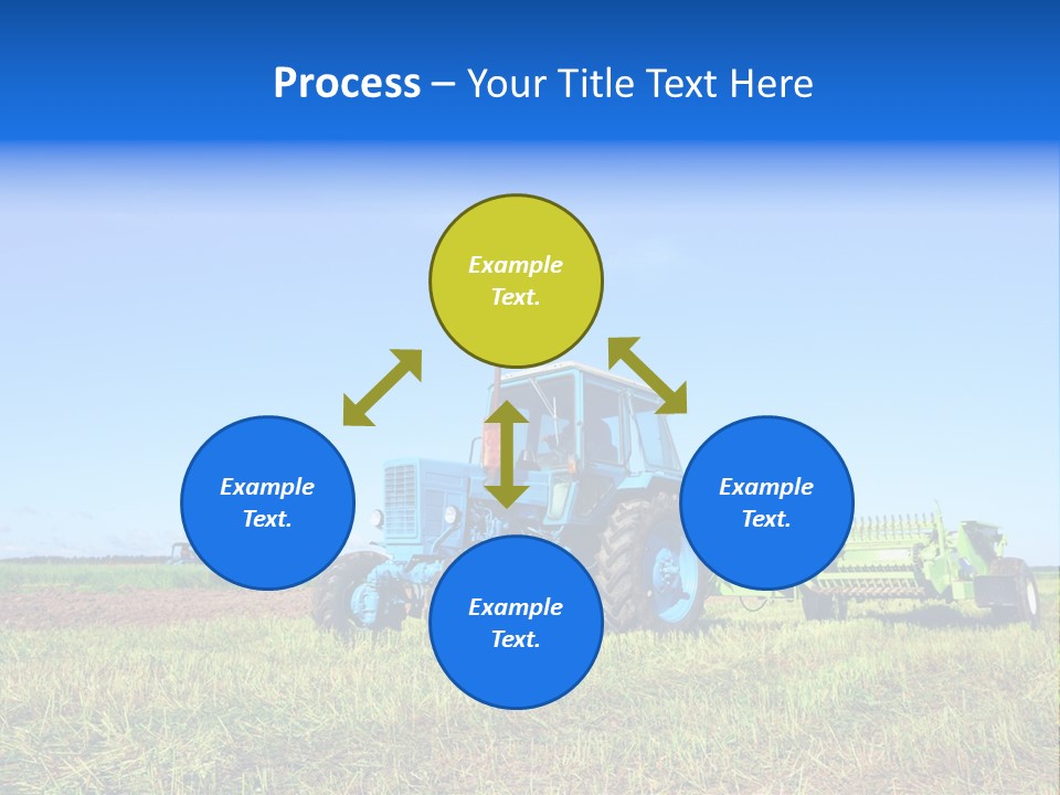 Wheel Rural Corn PowerPoint Template