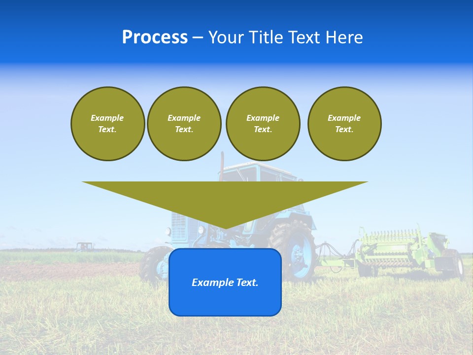 Wheel Rural Corn PowerPoint Template