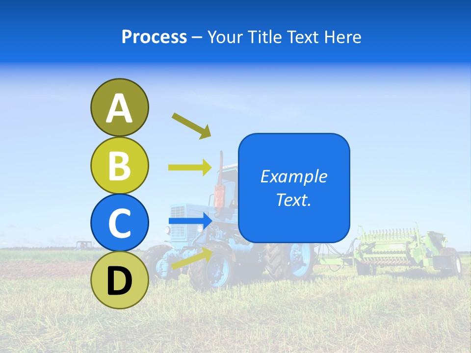 Wheel Rural Corn PowerPoint Template