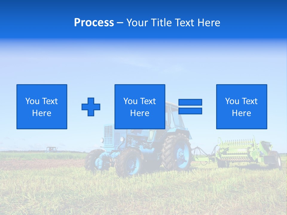 Wheel Rural Corn PowerPoint Template