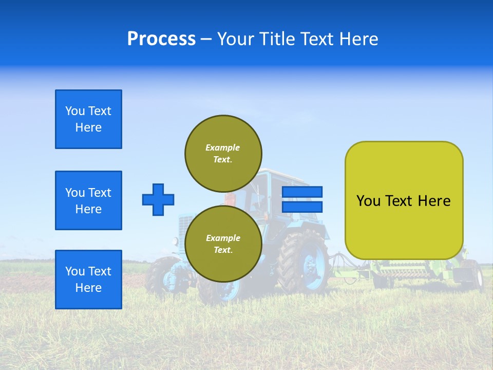 Wheel Rural Corn PowerPoint Template
