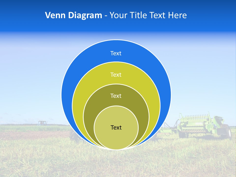 Wheel Rural Corn PowerPoint Template