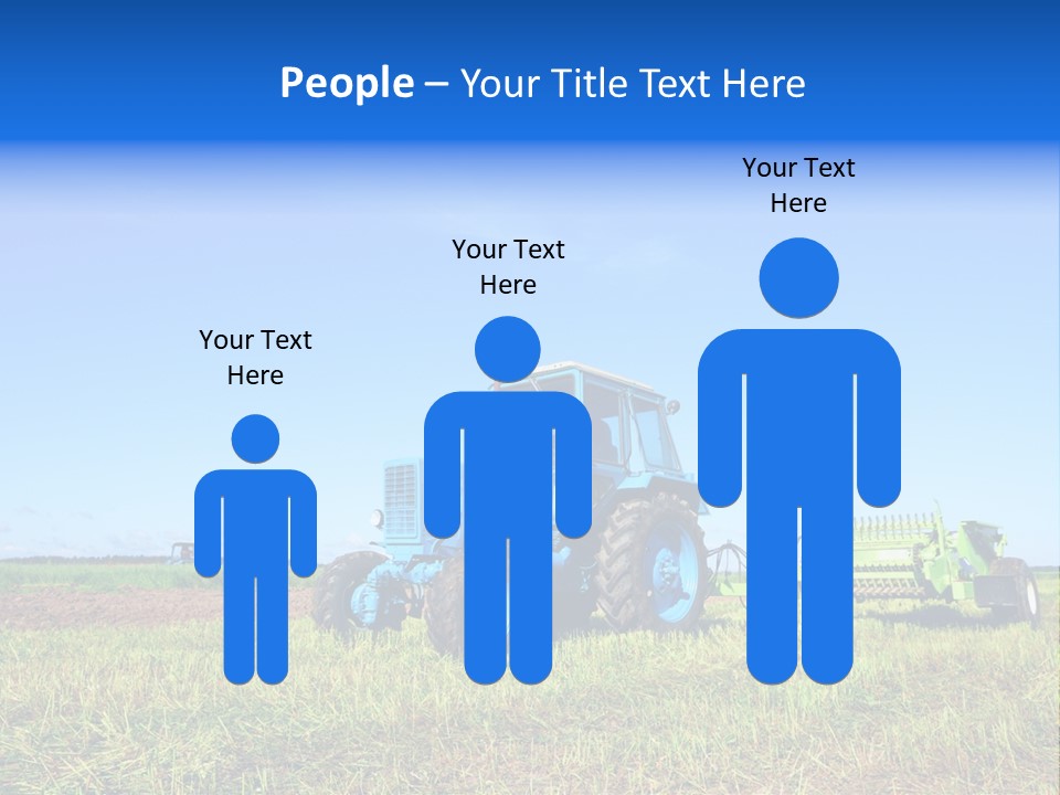 Wheel Rural Corn PowerPoint Template