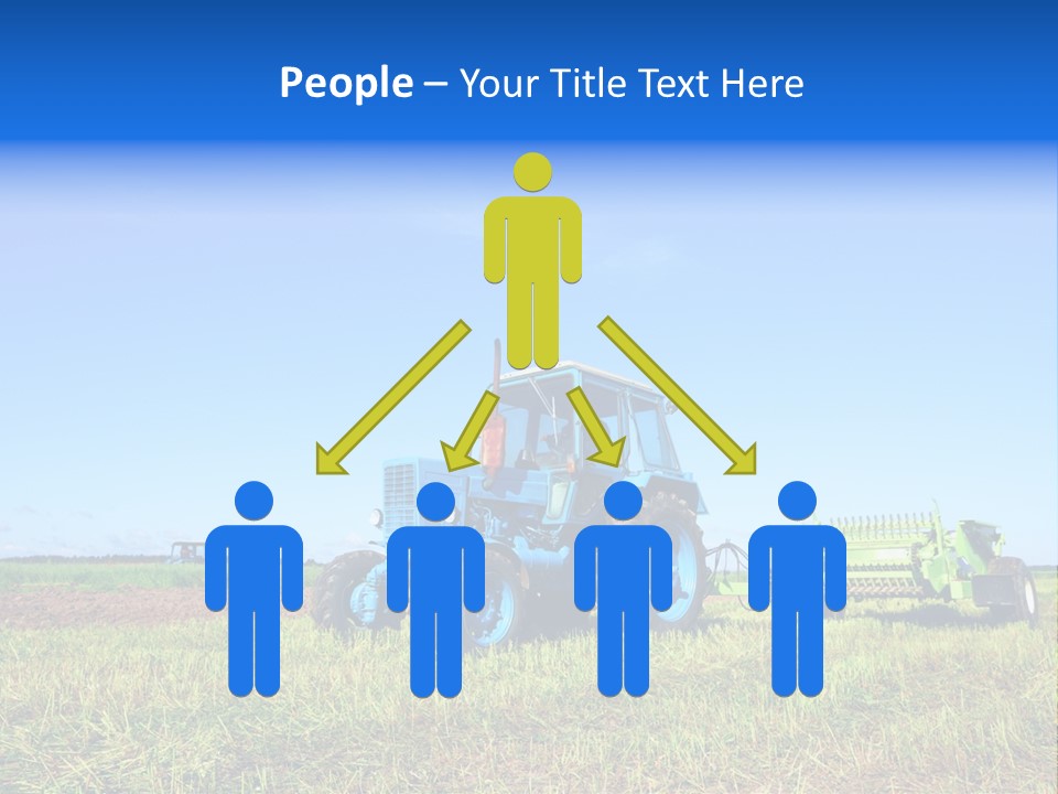 Wheel Rural Corn PowerPoint Template