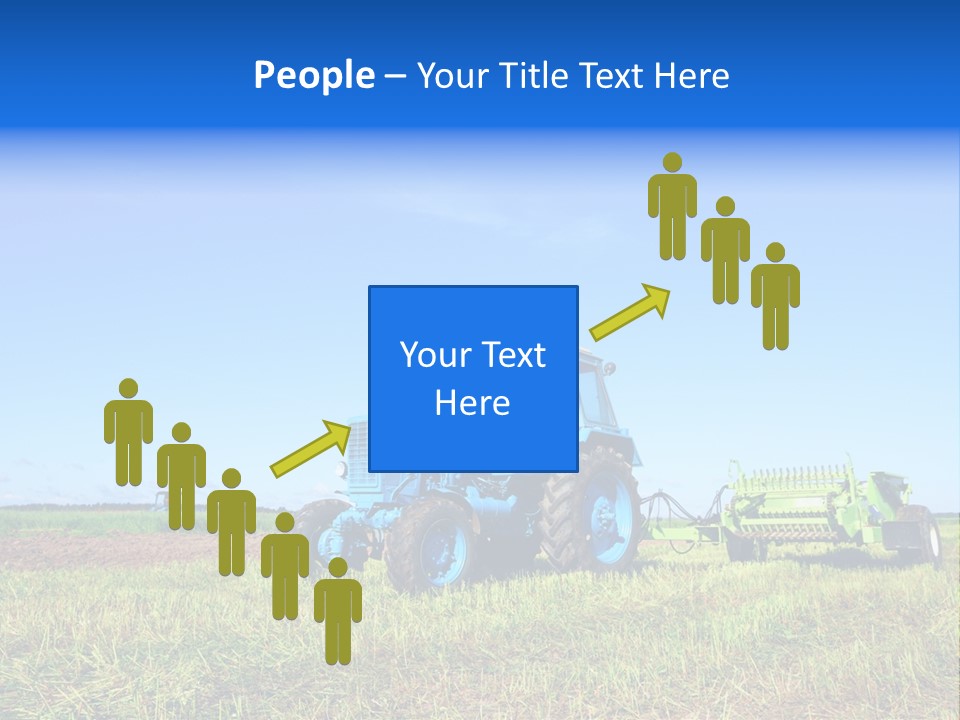 Wheel Rural Corn PowerPoint Template