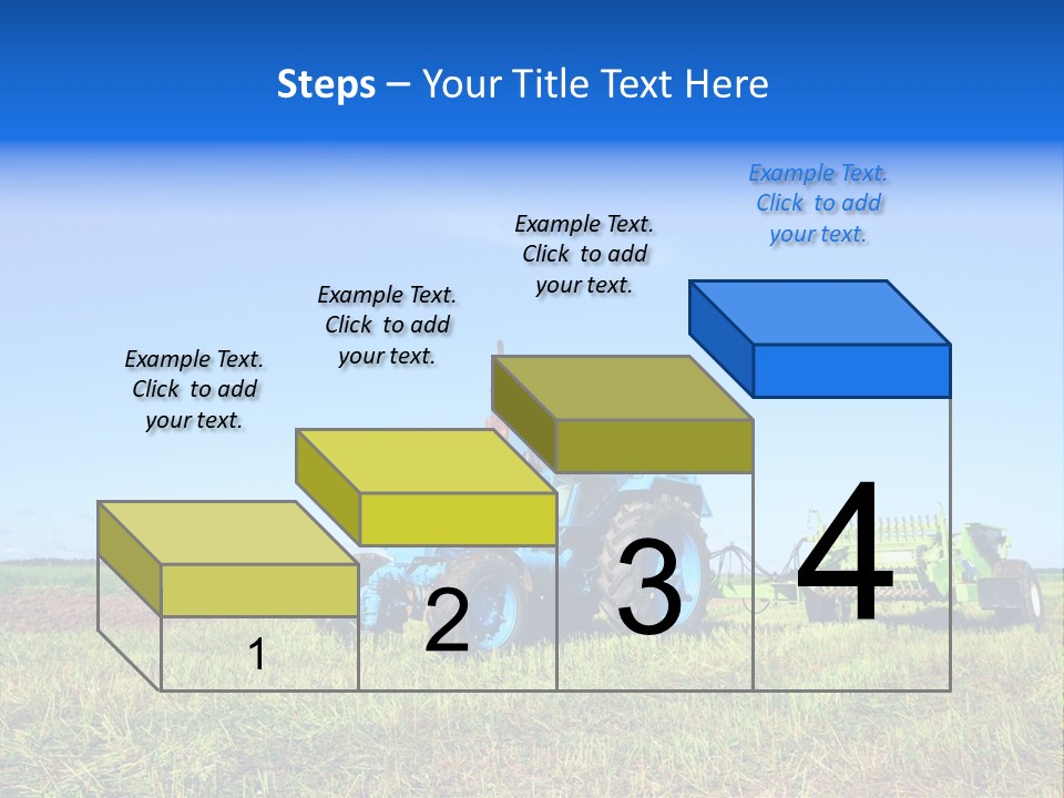 Wheel Rural Corn PowerPoint Template