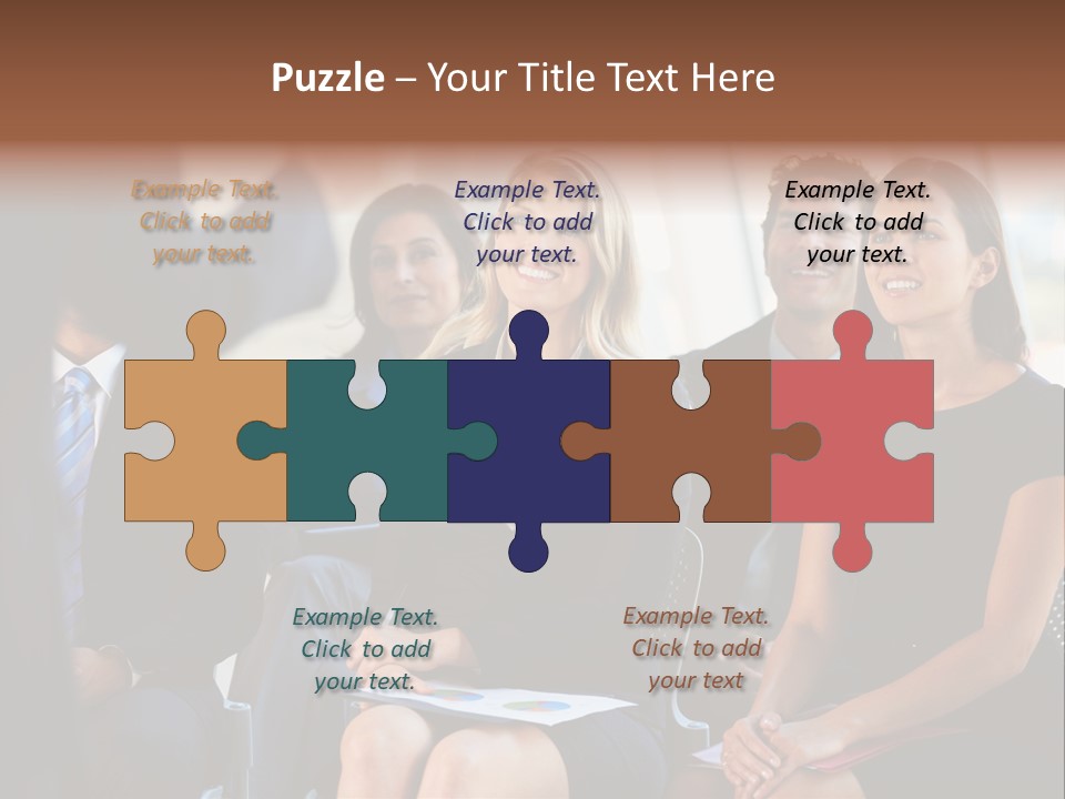 Business Person Name Badge Women PowerPoint Template