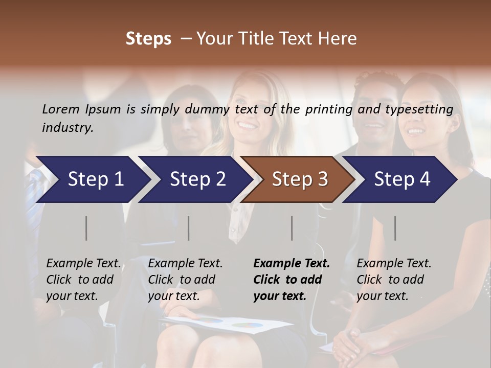 Business Person Name Badge Women PowerPoint Template