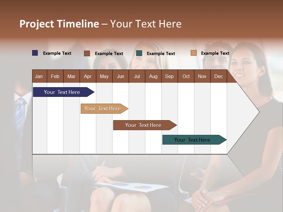 Business Person Name Badge Women PowerPoint Template