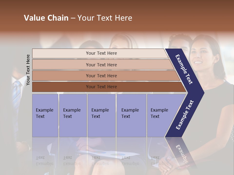 Business Person Name Badge Women PowerPoint Template