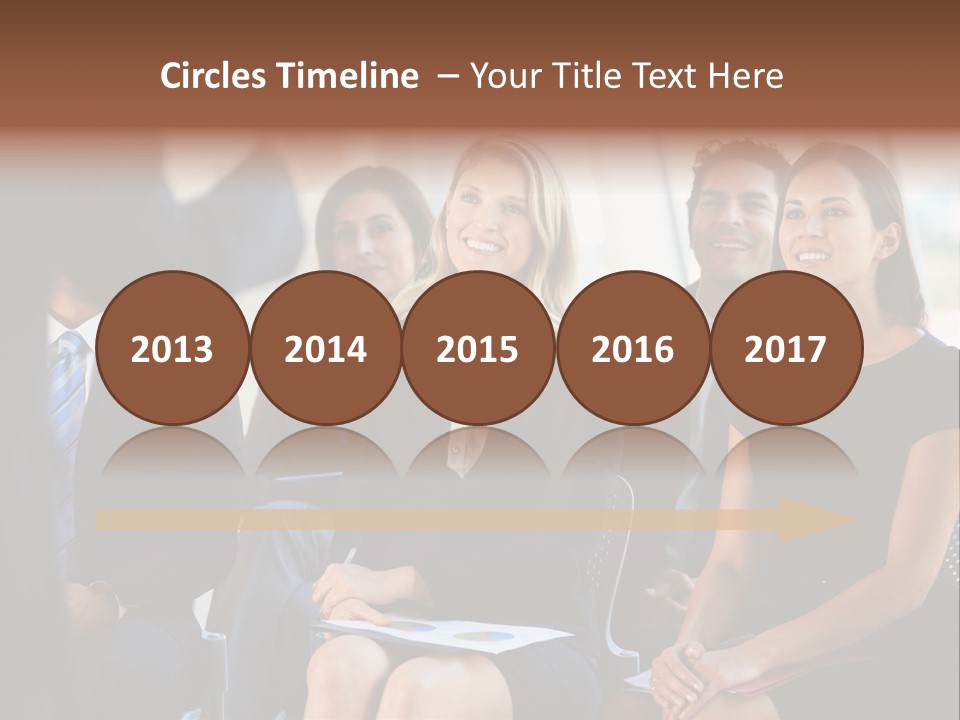 Business Person Name Badge Women PowerPoint Template