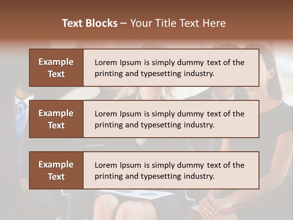 Business Person Name Badge Women PowerPoint Template