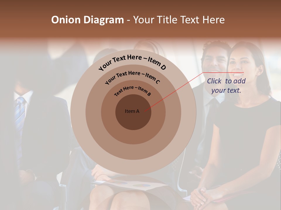 Business Person Name Badge Women PowerPoint Template