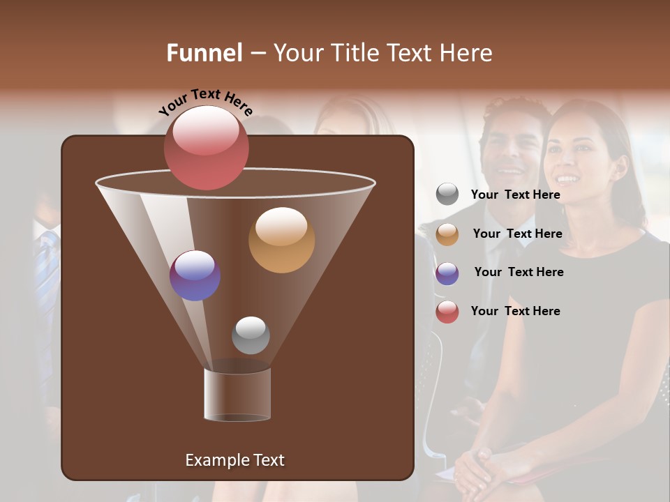 Business Person Name Badge Women PowerPoint Template