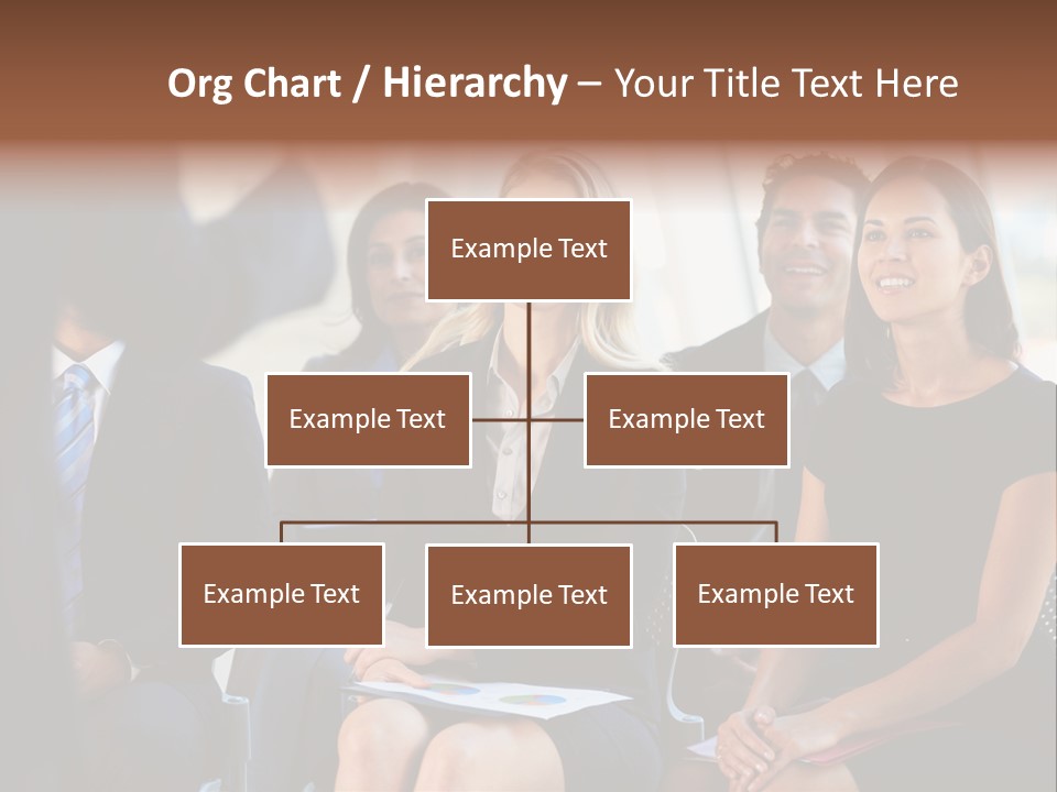 Business Person Name Badge Women PowerPoint Template