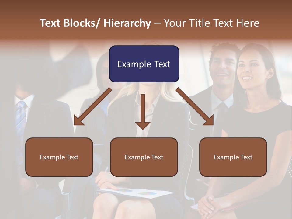 Business Person Name Badge Women PowerPoint Template