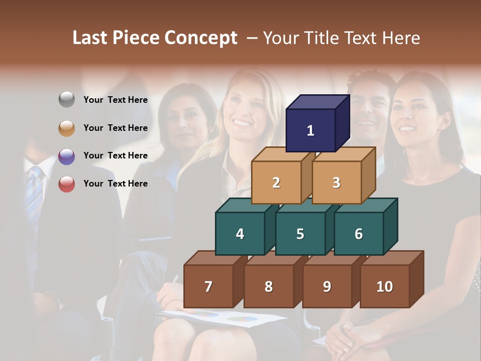 Business Person Name Badge Women PowerPoint Template