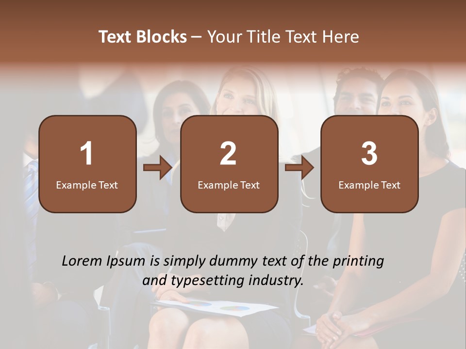 Business Person Name Badge Women PowerPoint Template