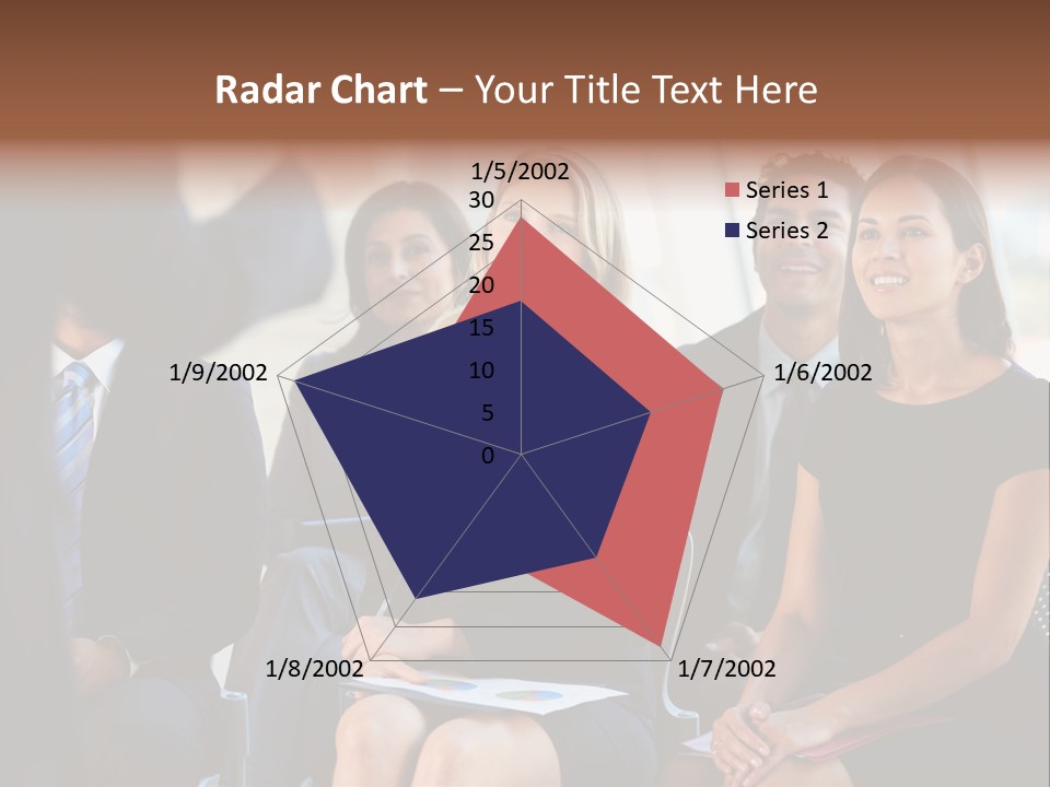 Business Person Name Badge Women PowerPoint Template