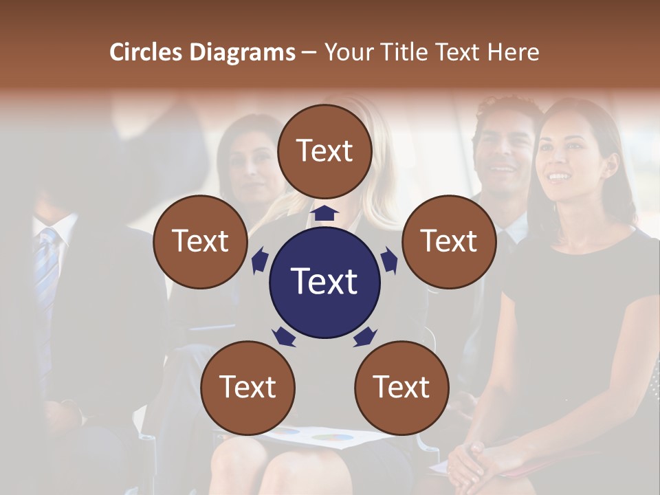 Business Person Name Badge Women PowerPoint Template