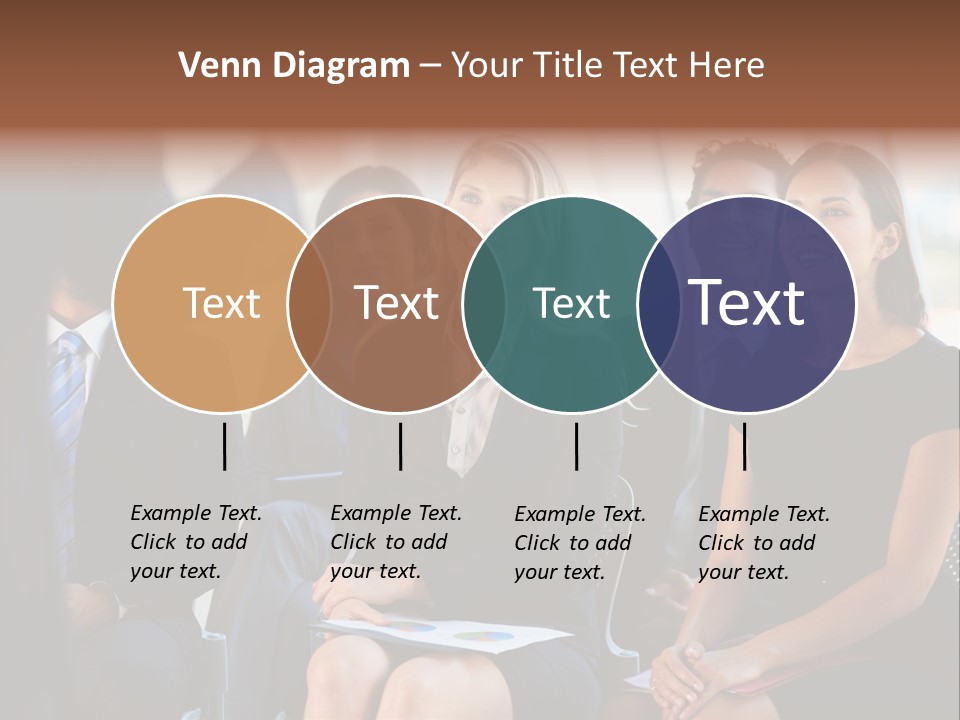 Business Person Name Badge Women PowerPoint Template