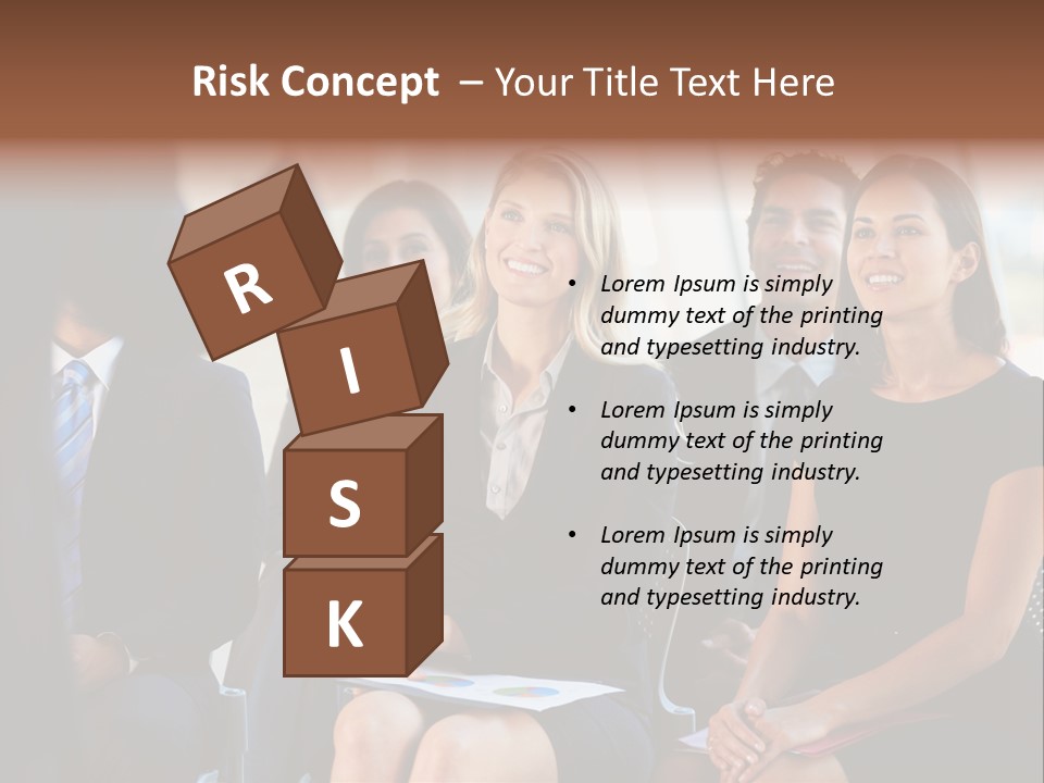 Business Person Name Badge Women PowerPoint Template