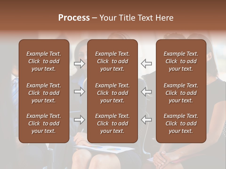 Business Person Name Badge Women PowerPoint Template