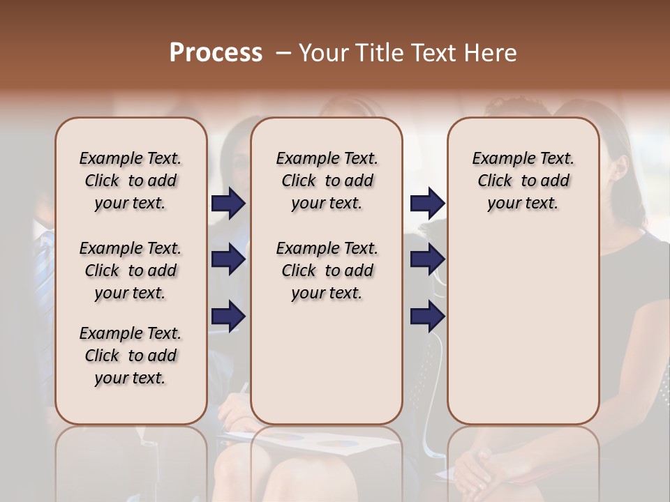 Business Person Name Badge Women PowerPoint Template