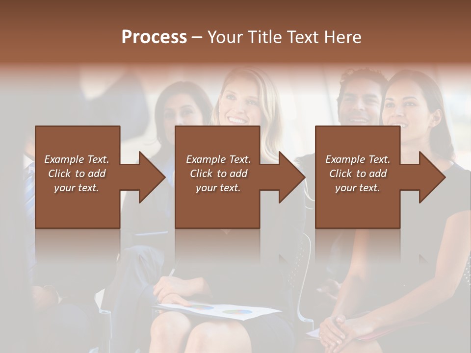 Business Person Name Badge Women PowerPoint Template